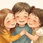 i want image of siblings bond three sibligs two sisters on brother