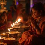 mujhe navratri se related vrat rkhte hue ek achi si picture chahiye