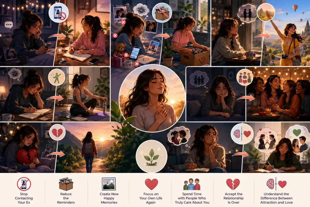 How to stop thinking about someone mixed images