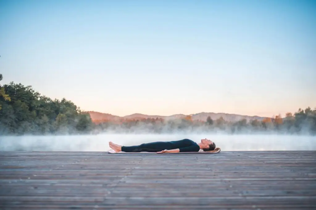 Yoga for motion sickness pose 6