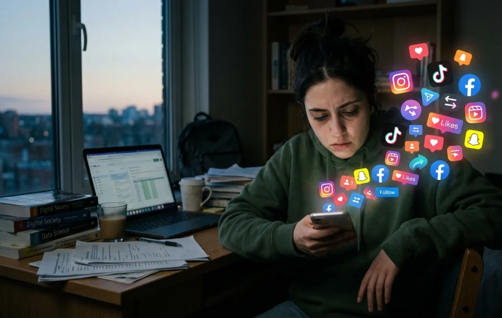 Identify what's draining your Energy Social media drains mental energy as endless scrolling scatters attention and increases mental overload