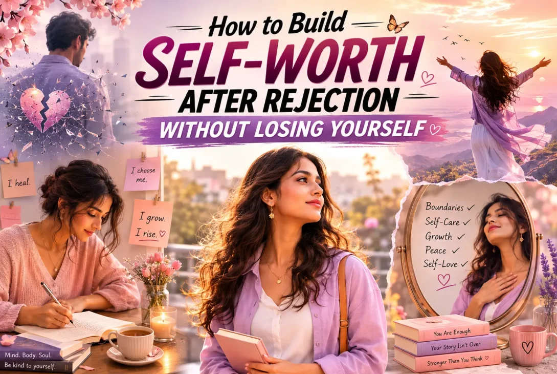 How to build self-worth after rejection through self-love, healing, personal growth, and inner confidence