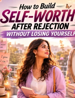 How to build self-worth after rejection through self-love, healing, personal growth, and inner confidence