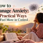 How to manage anxiety with eight practical ways to feel more in control and find inner peace.