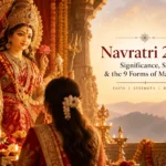 Navratri 2026 feature image of Maa Durga representing Shakti, faith and the nine forms of the Goddess